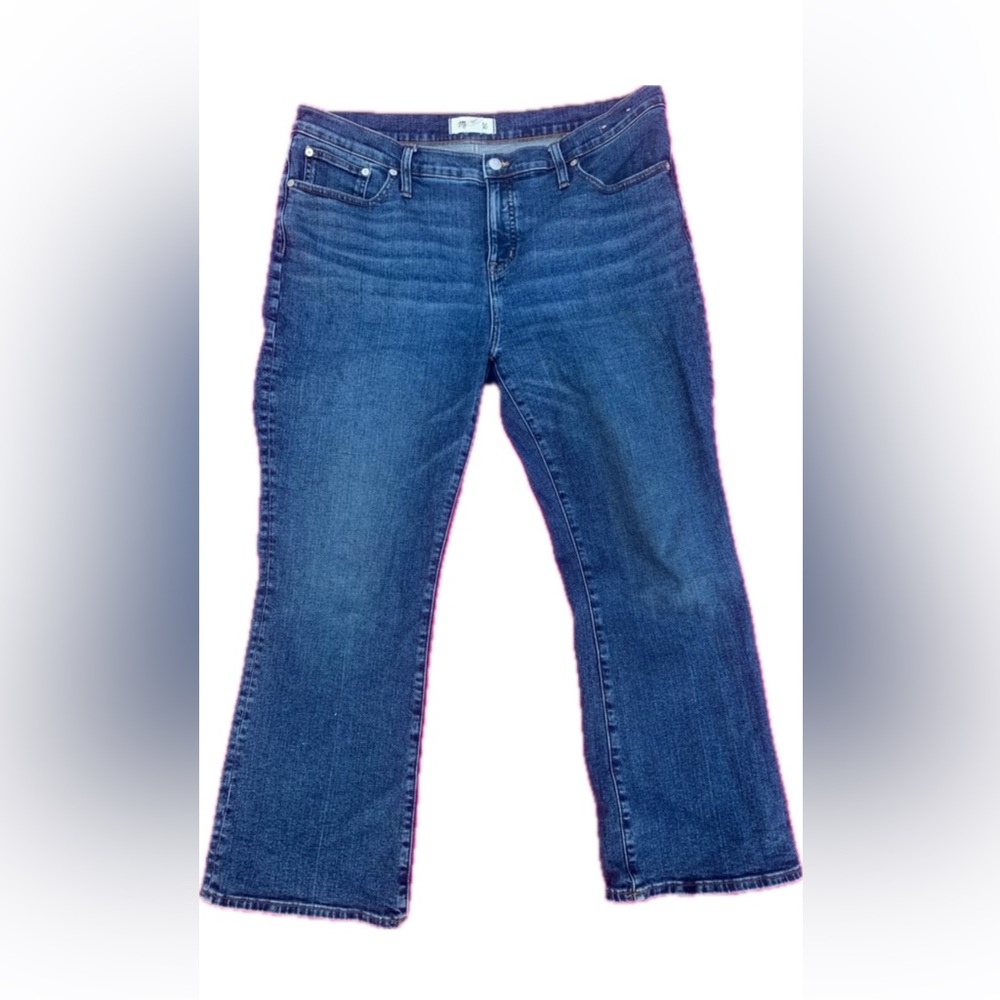 Madewell Mid-Rise Kick Out Jeans Womens Plus Size 32